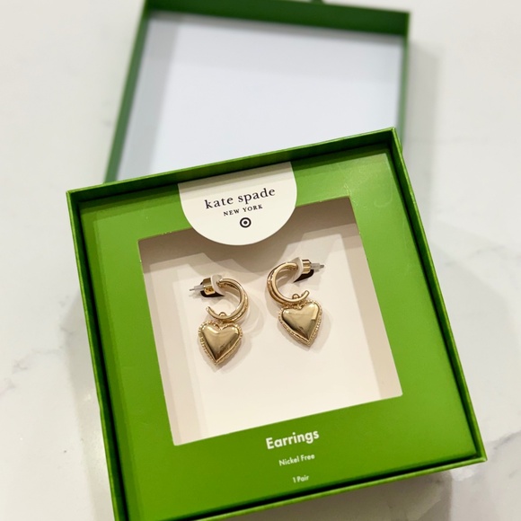 Kate Spade New York x Target - Balloon Heart Drop Earrings - Picture 3 of 6